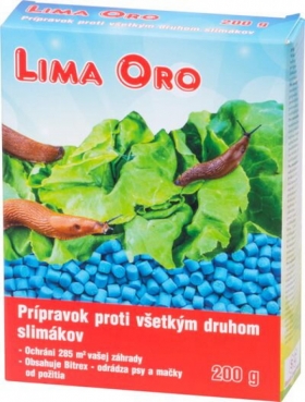 Chemia Lima Oro 200 g, proti všetkým druhom slimákov